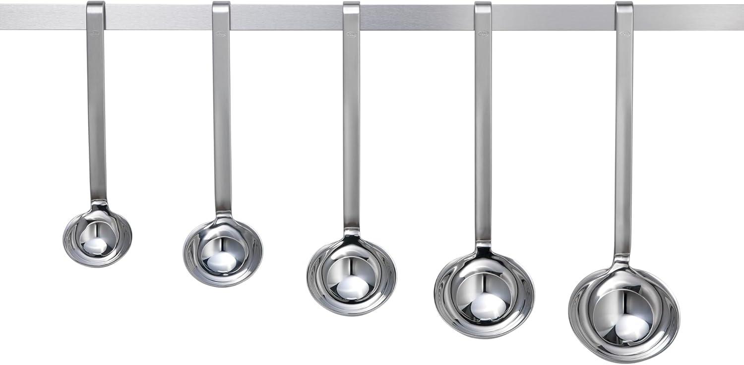 image:imageRosle 10009 Stainless Steel Hooked Handle Ladle with Pouring Rim Serving SpoonPouring