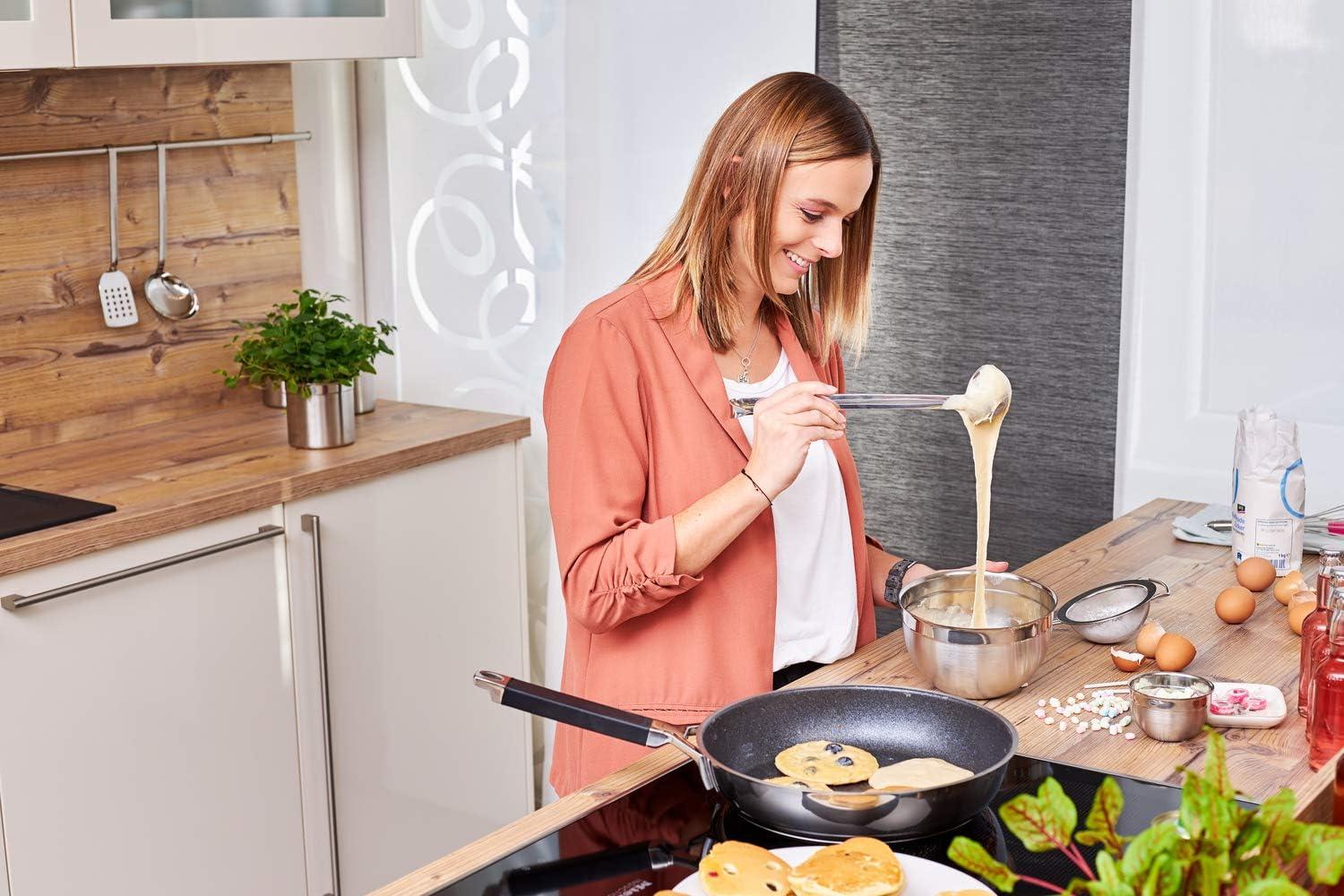 image:imageRosle 10009 Stainless Steel Hooked Handle Ladle with Pouring Rim Serving SpoonPouring