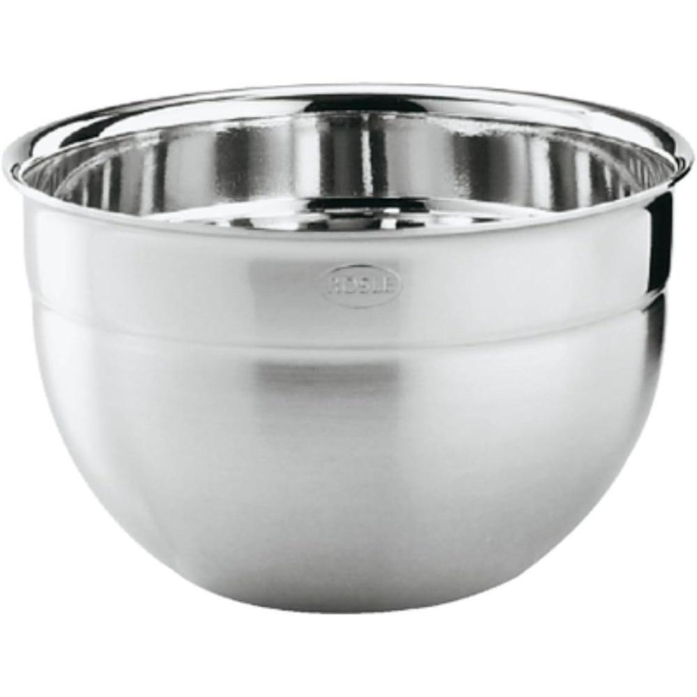 image:imageRosle 15700 Stainless Steel 3 Piece Set for Mixing Prep Serving Bowls 17qt 33qt 57qt94 diameter 57quart