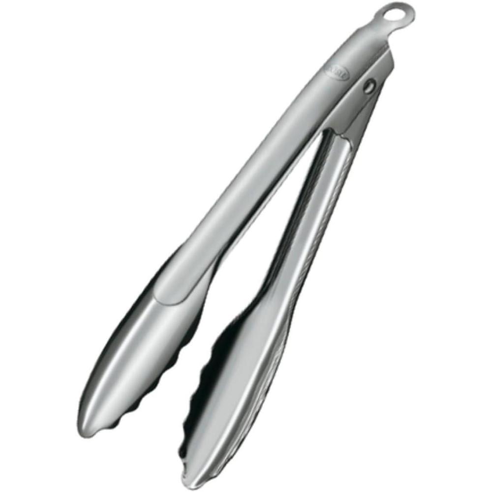 image:imageRsle 12915 Stainless Steel OneHanded Lock amp Release Tongs 9 in16 Inch