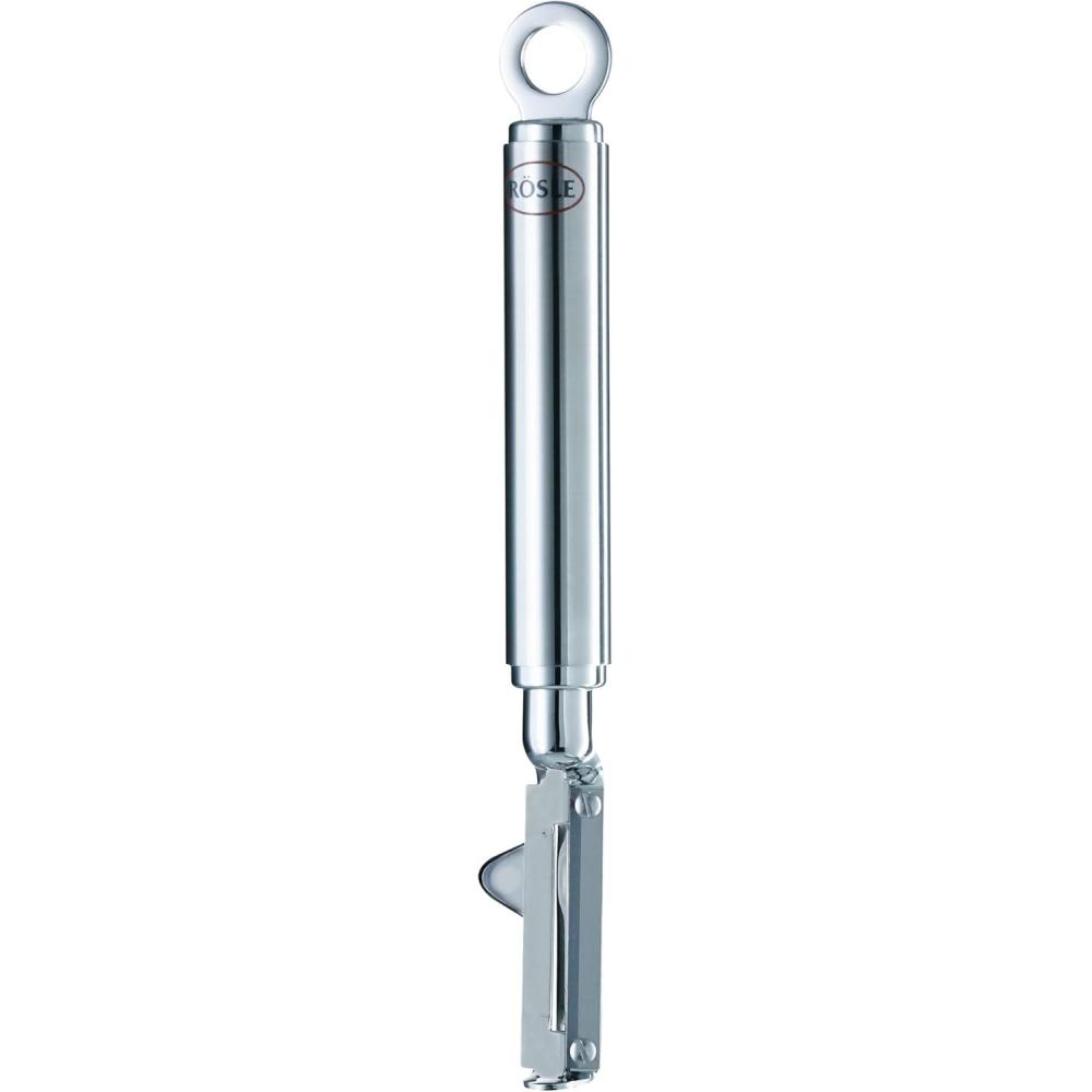image:imageRsle Stainless Steel 15inch Wide Crosswise Swivel PeelerLeftHanded Swivel Peeler