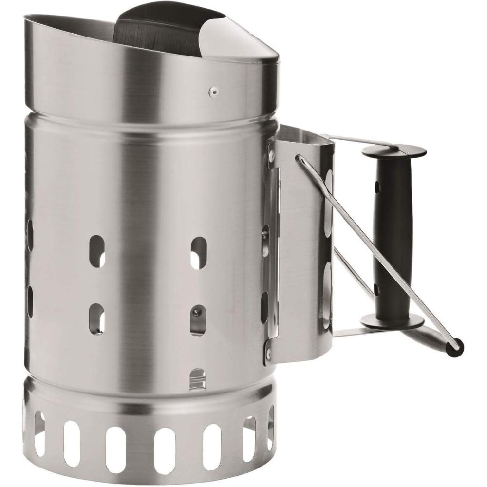 image:imageRsle Stainless Steel Charcoal Starter Chimney Silver 25039Charcoal Starter