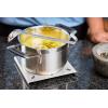 Rosle 10009 Stainless Steel Hooked Handle Ladle with Pouring Rim Serving Spoon(Pouring)