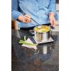 Rosle 10009 Stainless Steel Hooked Handle Ladle with Pouring Rim Serving Spoon(Pouring)