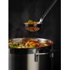 Rosle 10009 Stainless Steel Hooked Handle Ladle with Pouring Rim Serving Spoon(Serving)
