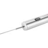 Rosle 12961 Stainless Steel Dual Speed Electric Liquid Frother Whisk with Round Handle 10.5 in, Silver