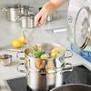 Rosle 95681 Stainless Steel Wire Kitchen Skimmer Ladle with Round Handle(Wire)