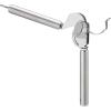 Rösle 12895 Stainless Steel Garlic & Ginger Press with Scraper for Effortless Mincing with Easy Cleanup, 13-inch(Garlic Press with Scraper)