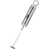 Rosle 12961 Stainless Steel Dual Speed Electric Liquid Frother Whisk with Round Handle 10.5 in, Silver