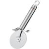 Rösle 12718 Stainless Steel Round-Handle Pizza Cutter Wheel with Thumb Leverage 7.9 in.(Cutter)