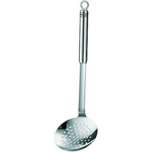 Rosle 95681 Stainless Steel Wire Kitchen Skimmer Ladle with Round Handle(Perforated)