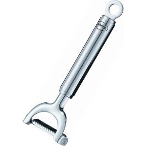 Rösle Stainless Steel 1.5-inch Wide Crosswise Swivel Peeler(Julienee Peeler)