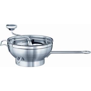 Rösle Stainless Steel Food Mill with Handle and 2 Grinding Disc Sieves, (16252)(Passetout/Food Mill)
