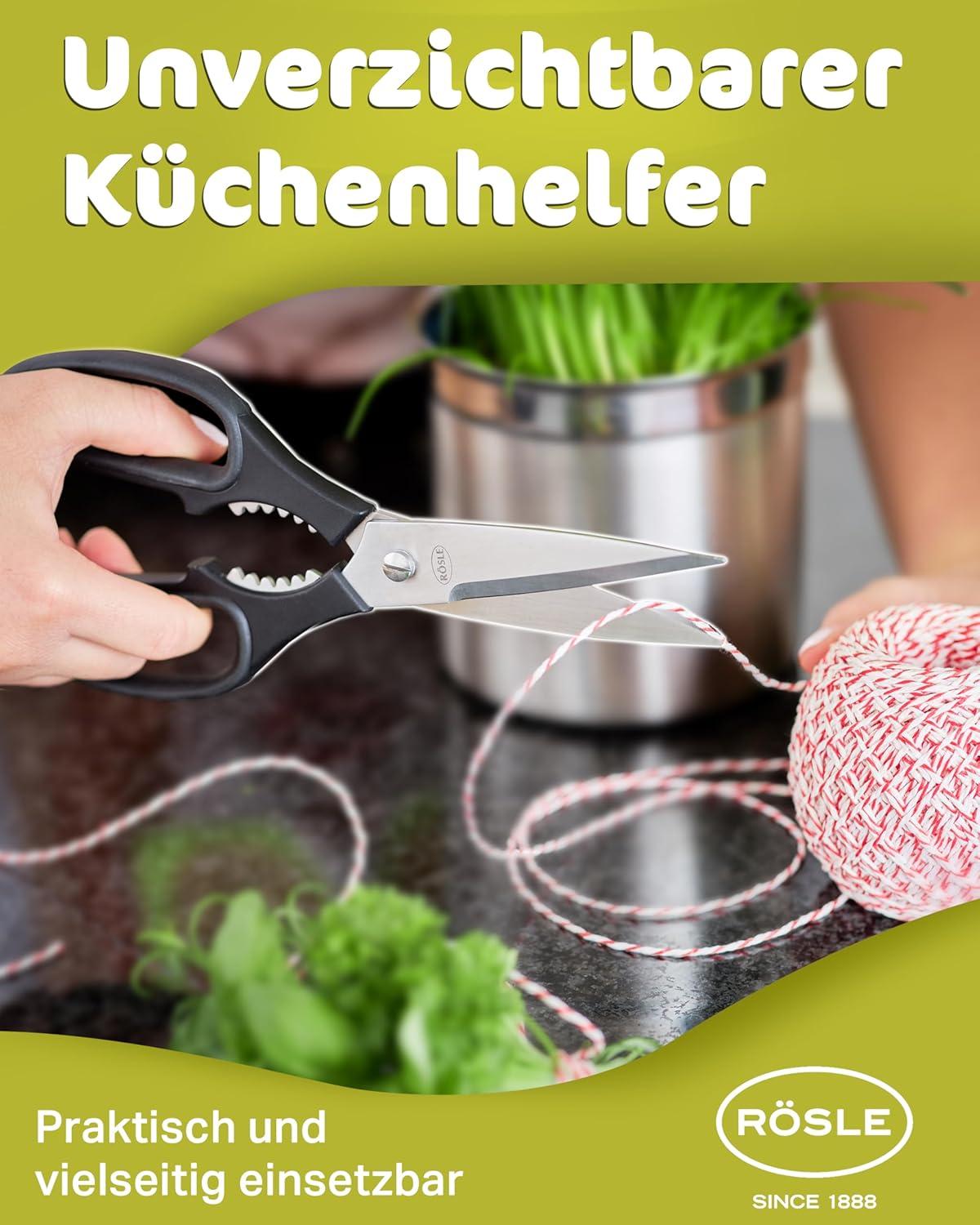 image:imageRosle Scissors for the Kitchen for Cooking Stainless Steel Blade 22 cm 96290Kitchen Shears