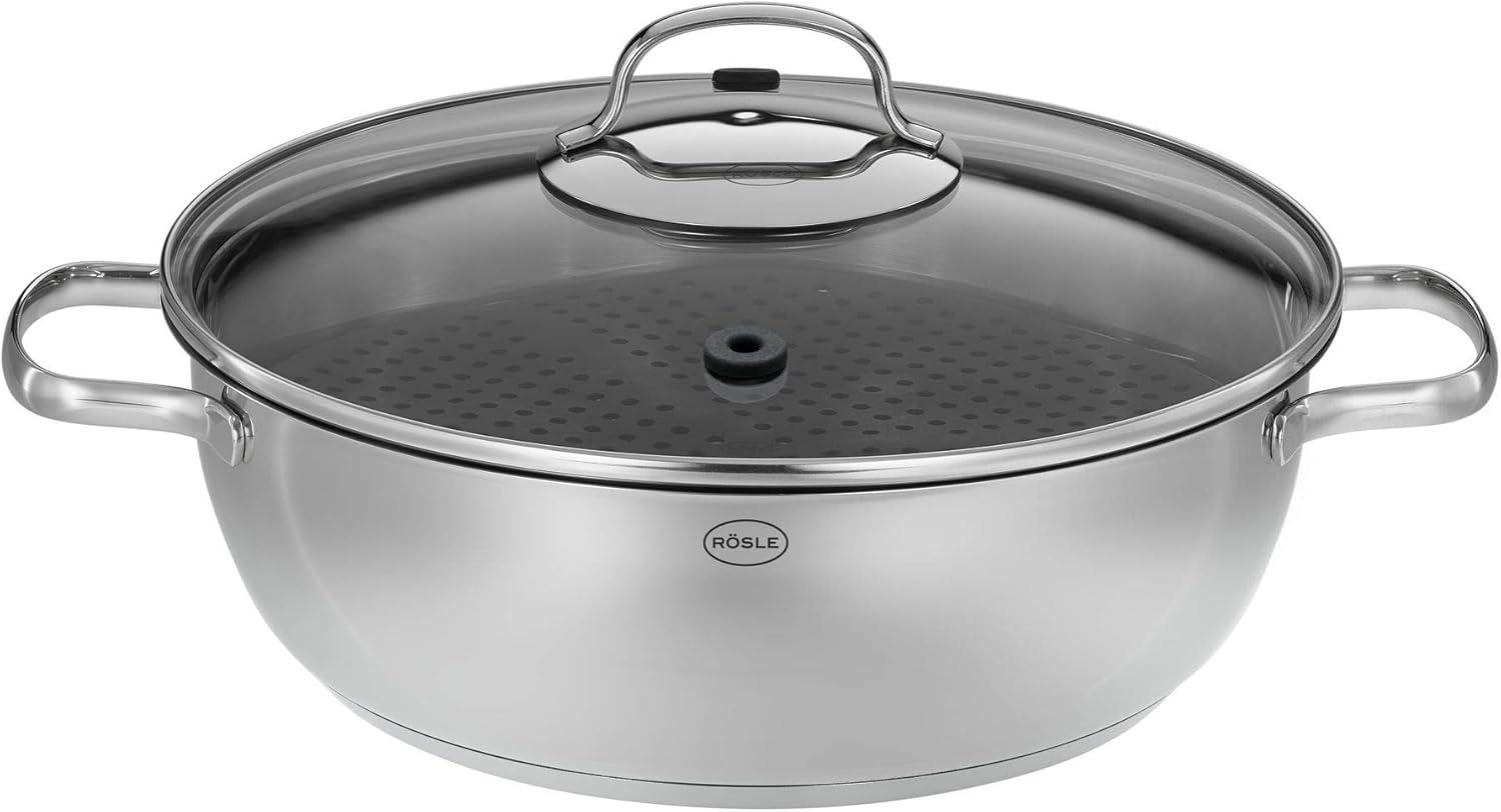 image:imageRsle Stainless Steel Elegance Collection 11 Frying Pan StainlessStainless