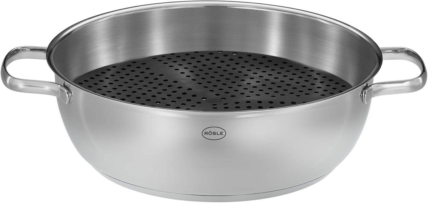 image:imageRsle Stainless Steel Elegance Collection 11 Frying Pan StainlessStainless