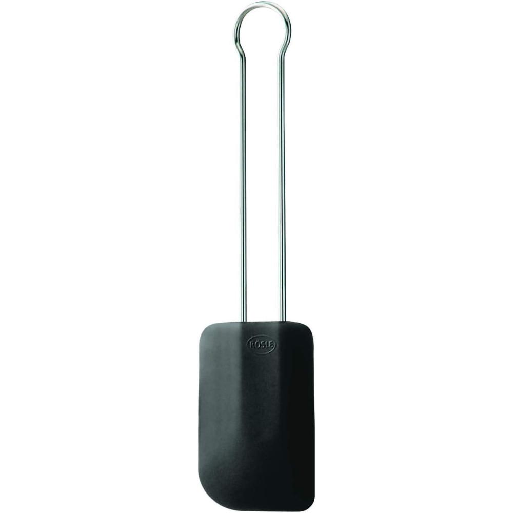 image:imageRosle Rosle Stainless Steel amp Silicone Flexible Spatula 12Inch Black