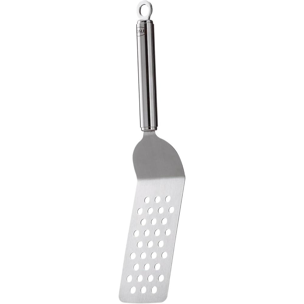 image:imageRosle Stainless Steel Perforated Angled Spatula 126inch