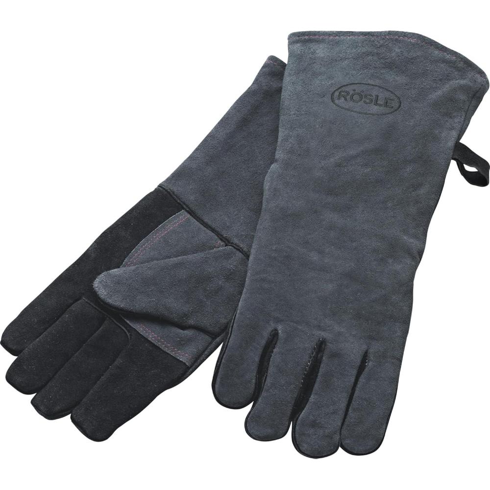 image:imageRsle 16inch Leather Barbeque Grilling GlovesLeather