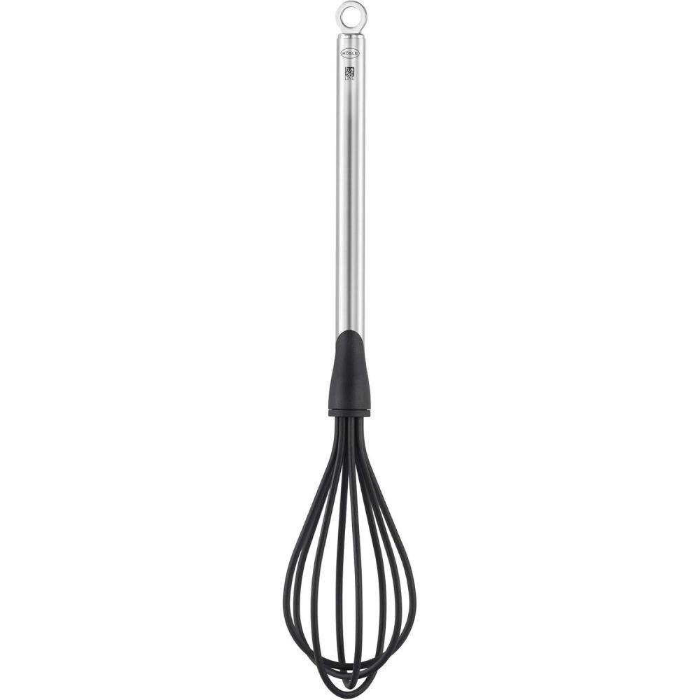 image:imageRsle Basics Line Slotted Turner Spatula with 135 in Stainless Steel HandleWhisk