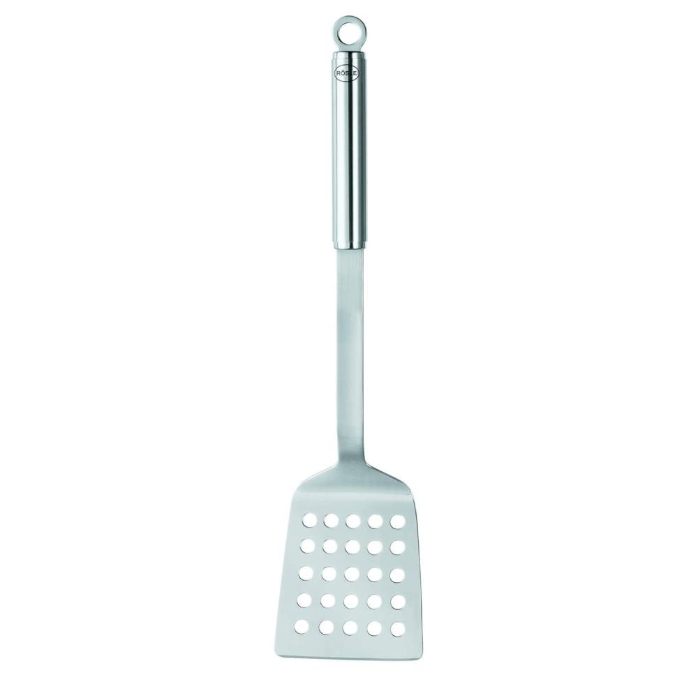image:imageRsle Stainless Steel Perforated Barbeque Spatula Matte Handle 18inchPerforated Barbeque Turner Matte Handle 18 inch