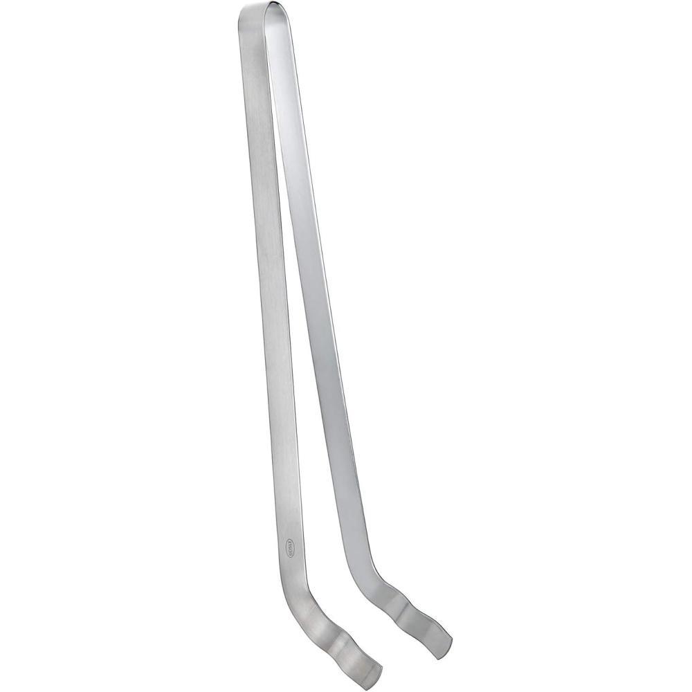 image:imageRsle USA 12374 Kitchen Collection Stainless Steel BBQ Tongs CurvedCurved