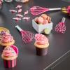 Pink Charity Whisk- SS with Silicon wire(Single)