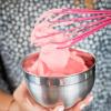 Pink Charity Whisk- SS with Silicon wire(Single)