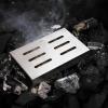 RÖSLE Smoking Set of 5, Smoking Box, 18/10 Stainless Steel, 4 Types of Smoking Chips, for Smokers, Charcoal and Gas Grills(Smoker Box)