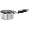 Rosle 91960 Silence Pro Stainless Steel Saucepan with Insulated Handle 16 cm / 6.3 in, Cookware, Silver(1.5 Quarts)