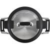 Rosle 91962 Silence Pro Stainless Steel High Casserole Cooking Pot with Insulated Handles & Lid 20 cm / 7.9 in, Silver(Ø 24 cm)