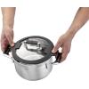 Rosle 91962 Silence Pro Stainless Steel High Casserole Cooking Pot with Insulated Handles & Lid 20 cm / 7.9 in, Silver(12.9 Quarts)