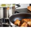 Rosle 91962 Silence Pro Stainless Steel High Casserole Cooking Pot with Insulated Handles & Lid 20 cm / 7.9 in, Silver(4.8 Quarts)