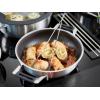 Rosle 91962 Silence Pro Stainless Steel High Casserole Cooking Pot with Insulated Handles & Lid 20 cm / 7.9 in, Silver(4.8 Quarts)