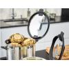 Rosle 91963 Silence Pro Stainless Steel High Casserole Cooking Pot with Insulated Handles & Lid 24 cm / 9.5 in, Silver