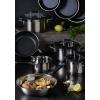 Rosle 91975 Silence Pro Stainless Steel Frying Pan with Insulated Handle 28 cm / 11 in, Silver