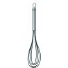 Rosle 95656 Stainless Steel & Silicone Flat Egg Beater Whisk 10.4 Inch, Silver