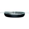 Rosle Stainless Steel Collapsible Colander, 10-inch, Black(Black)