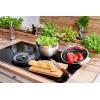 Rosle Stainless Steel Collapsible Colander, 10-inch, Black(Black)