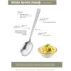 Rosle Stainless Steel Hook Handled Spaghetti Ladle, 7.8-inch(Vegetable)