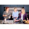 Rösle 12436 Stainless Steel & Silicone Hard & Soft Flexible Spatula 10-Inch, Black(Black)