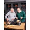 Rösle 12436 Stainless Steel & Silicone Hard & Soft Flexible Spatula 10-Inch, Black(Black)