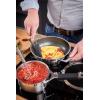 Rösle 12436 Stainless Steel & Silicone Hard & Soft Flexible Spatula 10-Inch, Black(Black)