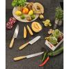 Rösle Artesano Forged Carving Knife with Olive Wood Handle, Great for Preparing Meat and Carving all Types of Meat. , 8 in Blade