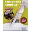 Rösle Artesano Forged Serrated Bread Knife with Olive Wood Handle, Double-Sided Serrated Edge, Precise and Straight Cut for Bread, Rolls, Baguettes, 8.5 in Blade