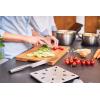 Rösle Basics Line Stainless Steel Serrated Universal Kitchen Knife, 5-inch Blande(Chef’s Knife)