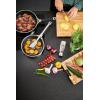 Rösle Silence Pro Frying Pan with Scratch-Resistant Premium Non-Stick Coating ProResist, Silicone Handle, 20 cm, 18/10 Stainless Steel, Suitable for Induction Cookers, Dishwasher Safe, Silver/Black(ProCeraPlus)