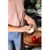 Rösle Stainless Steel 10 Blade Serrated Vegetable, Fruit and Cheese Slicer, Silver, One Size, (12755)