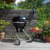 Rösle USA 25006 F60 AIR Premium Charcoal Kettle Grill, 24-inch (60 cm), black(20-inch (50 cm))