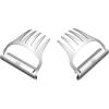 RÖSLE Pull Pork Forks for Carving Cooked Meat, 18/10 Stainless Steel, Dishwasher Safe(Stainless Steel Pulled Pork Forks)